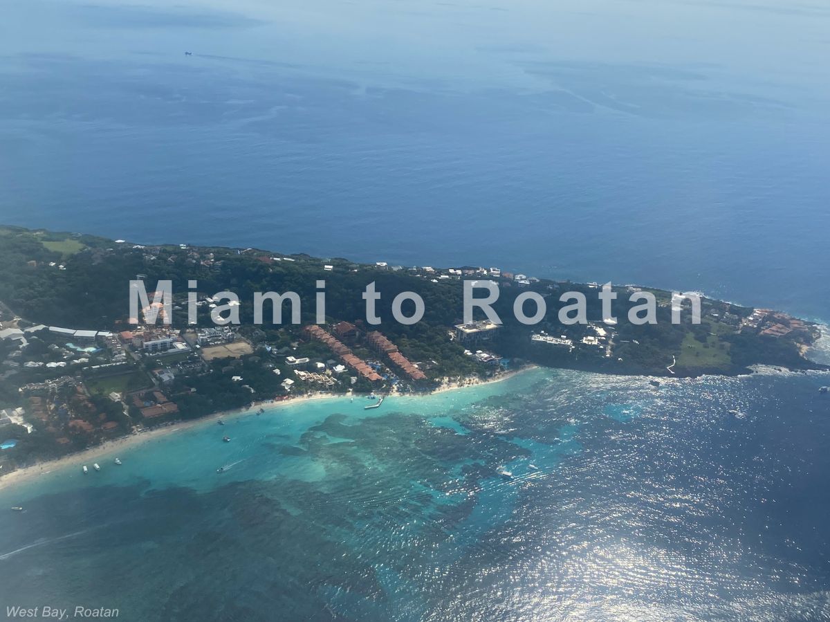 Flights from Miami to Roatan - Central America Airports, image size:1200x899