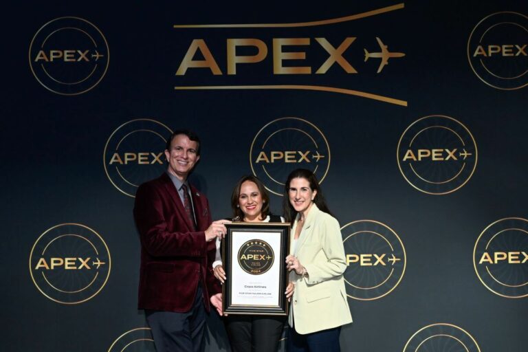 Copa Airlines recognized with APEX 2024 Five Star Major Airline Award